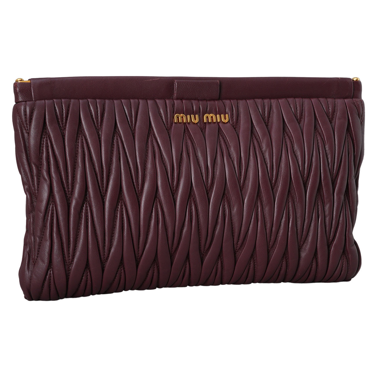 MIU MIU(USED)미우미우 마테라쎼 클러치